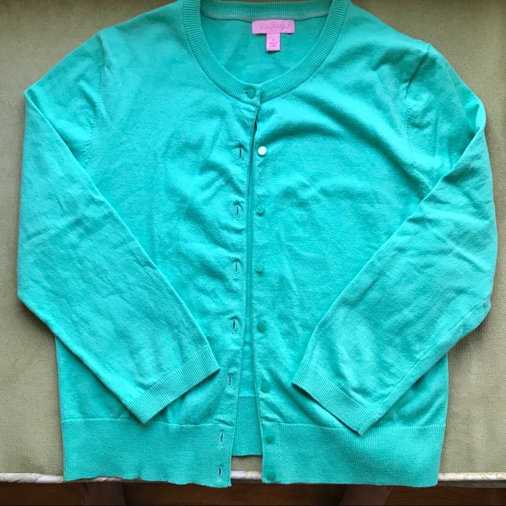 Lilly Pulitzer Teal Sweater
